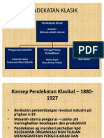 Pendekatan Klasik