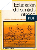 COMPAGNON - THOMET (1965) Educación Del Sentido Ritmico