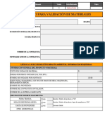 Formato de Validación Compra Materiales