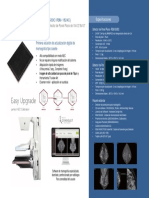 Mamografía digital de alta calidad con detector de panel plano de 10x12 y 8x10