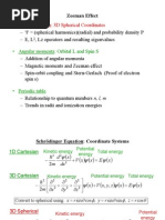 Quantum Mechanics Course Zeemansplitting