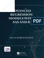 Advanced Regressions Models With SAS and R