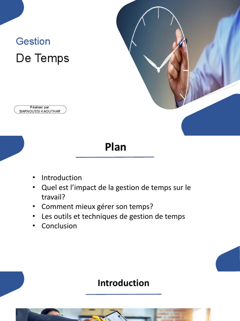 Gestion efficace du temps au travail | PDF