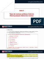 Slide Aula 12 - Tipos de Normas Jurídicas Federais