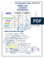 De 1 - Grammatik - Part 1 MA