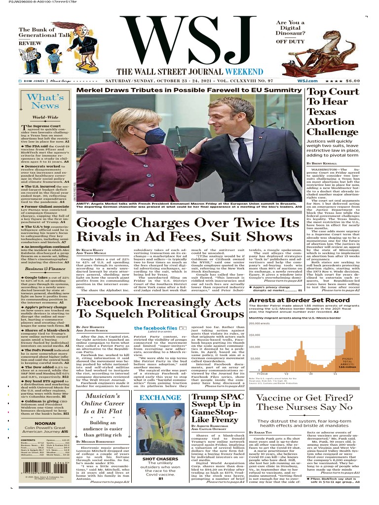 The Wall Street Journal 1, PDF, Inflation