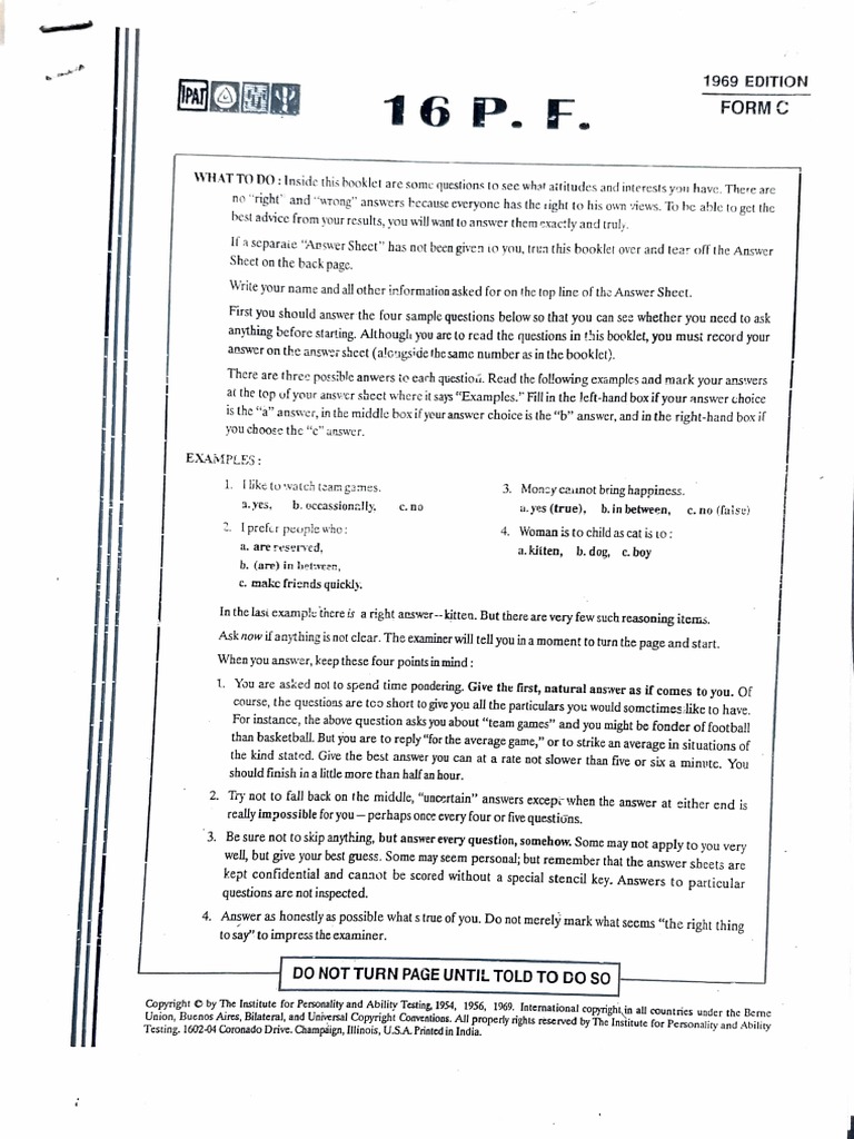 16PF | PDF