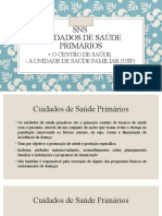 Cuidados de Saúde Primários - Centro de Saúde e Unidade de Saúde Familiar