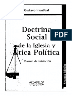 Irrazábal G., Doctrina Social de La Iglesia y Etica Política 2009