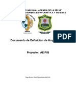 AE - FIIS - 7102021 - Documento de Definición de Arquitectura