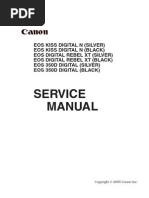 CANON EOS 350D Service and Parts Copy