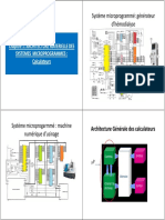 Cours 1 Architectures Des Calculateurs