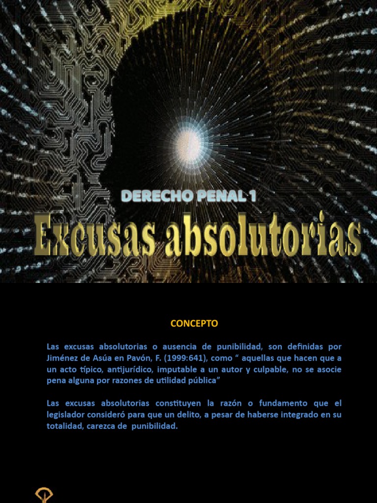 Excusas Absolutorias PDF