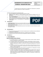 Cvc-Ca-Pro13 Servicio de Comida Transportada