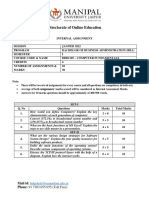 Assignment - DBB1105 - BBA 1 - Set 1 and 2 - Mar 2022