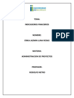 Indicadores Financieros