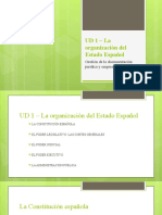 UD 1 - La Organización Del Estado Español