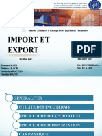 Exposé IMPORT ET EXPORT 2