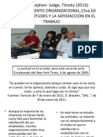 Tema 3 Las Actitudes y La Satisf - en El Trabajo