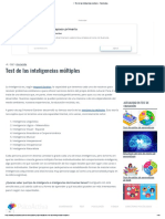 Test de Las Inteligencias Múltiples - PsicoActiva