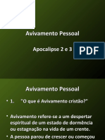 Reavivamento Pessoal Ap. 2 e 3