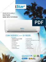 High Efficiency Ductless Mini-Split Systems CIM Series