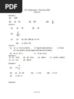 Download CXC Maths_May 2007 Answers by Abdullah Zakariyya SN59994418 doc pdf
