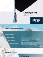 Catalogue PFE: Édition 2021 - 2022