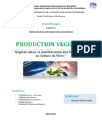 Production Végétale