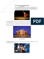 TIPOS DE COREOGRAFIAS