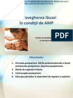 Supravegherea Lăuzei În Condiţii de AMP 2003