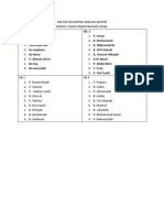 Daftar Kelompok Analisis Materi Ips