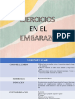 Ejercicios en Embarazo