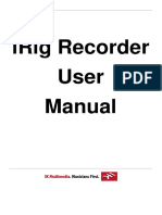 IRig Recorder User Manual