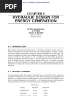 Hydraulic Design For Energy Generation