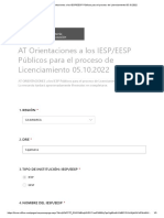 AT Orientaciones A Los IESP - EESP Públicos para El Proceso de Licenciamiento 05.10.2022