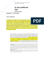 4-SUBIRATS Replantear las políticas de bienestar