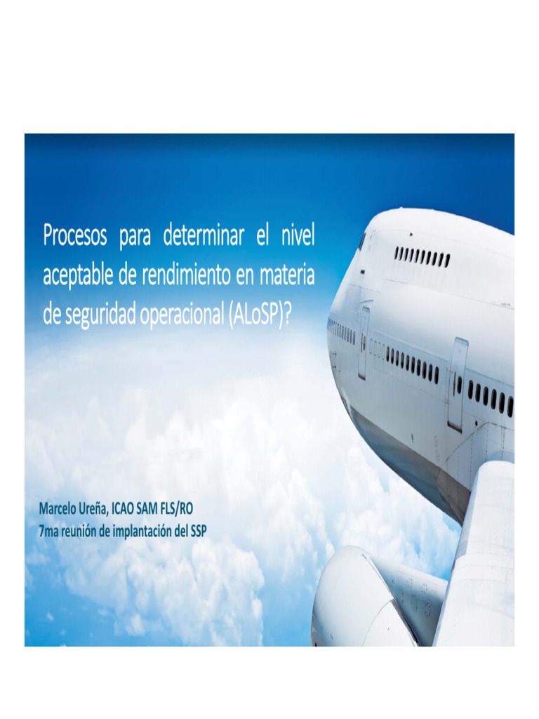 ALoSP y Seguridad Operacional en Aviación | PDF | Riesgo