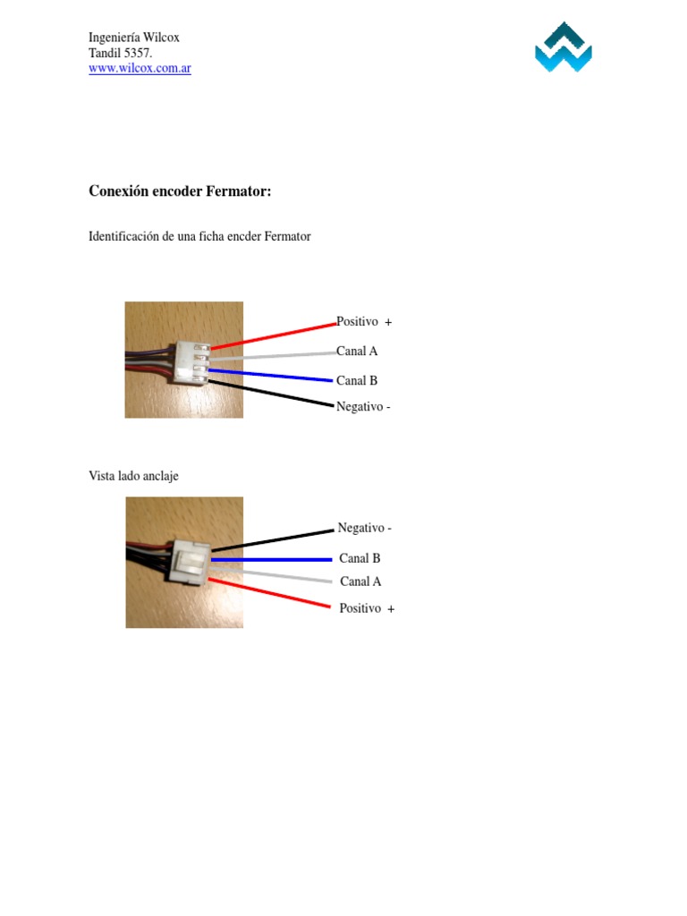 Conexión de Encoder Fermator | PDF