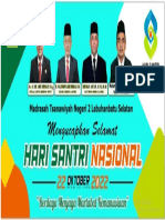 Spanduk Hari Santri 2022