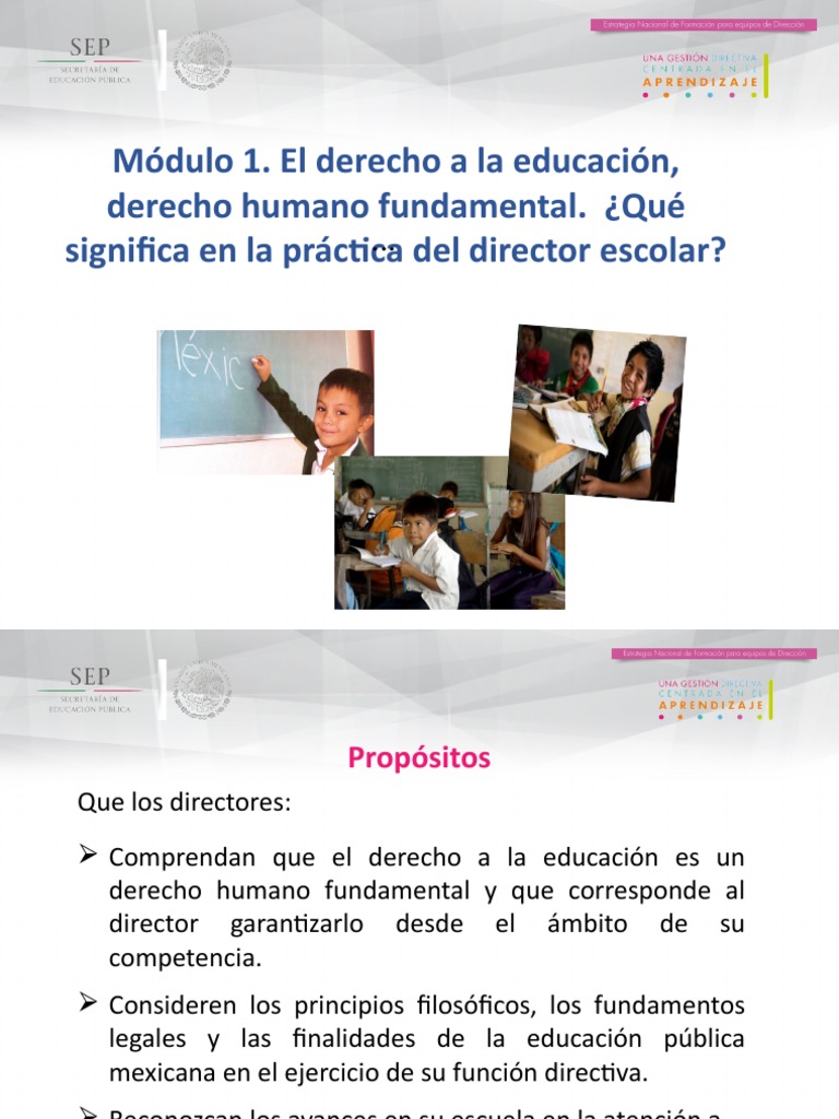 Modulo1. Derecho A La Educacion | PDF | Derechos humanos | Justicia
