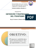 Practica 6 Obtención Del Yodoformo OK OK PDF