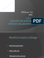 Comités de bioética: definición, tipos y método de deliberación ética