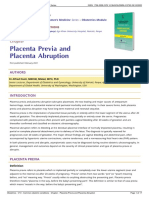 Obstetrics V10 Common Obstetric Conditions Chapter Placenta Previa and Placenta Abruption 1665345717
