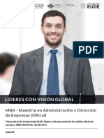 OFICIAL MBA (ADMINISTRACIÓN Y DIR DE EMPRESAS) - Comprimido