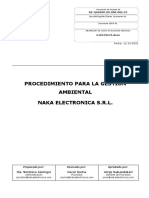 NE-QA0200!00!000-006-02 Procedimiento para La Gestion Ambiental