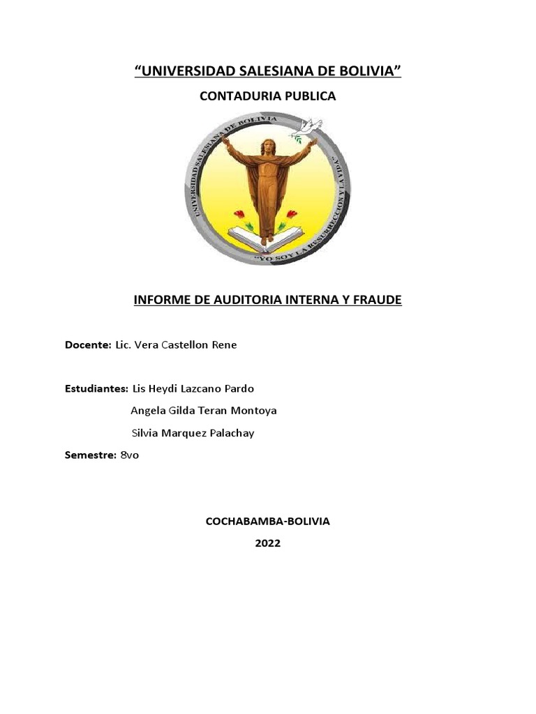 Auditoria Interna y Fraude | PDF | Auditoría | Gestión de recursos humanos