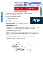 Ejercicios de Calentamiento General para Primero de Primaria