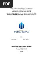 Usaha Micro Kecil Dan Menengah (Jurnal)