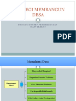 Strategi Membangun Desa